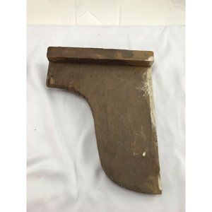 Handmade Vintage Brown Wooden shelf bracket Part